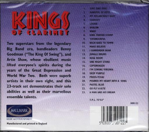 Benny Goodman / Artie Shaw - Kings Of Clarinet - Click Image to Close